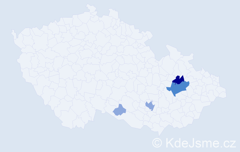 Příjmení: 'Zrost', počet výskytů 11 v celé ČR