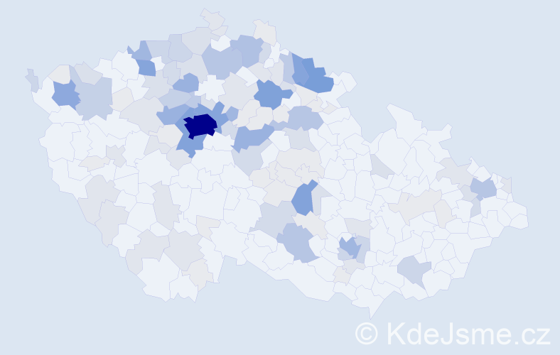 Příjmení: 'Materna', počet výskytů 475 v celé ČR