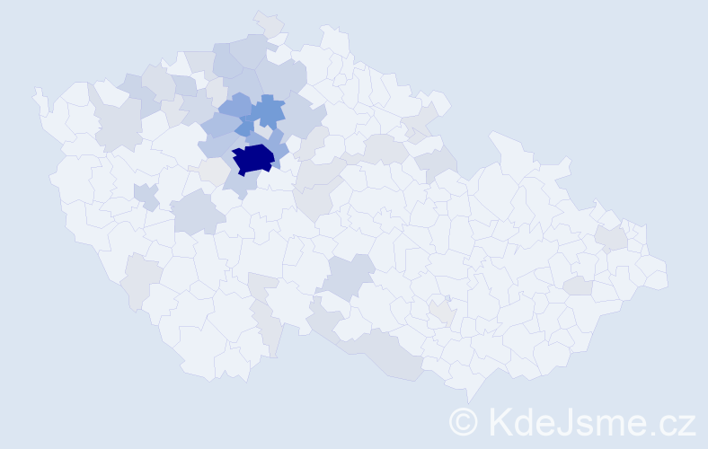 Příjmení: 'Plicková', počet výskytů 262 v celé ČR