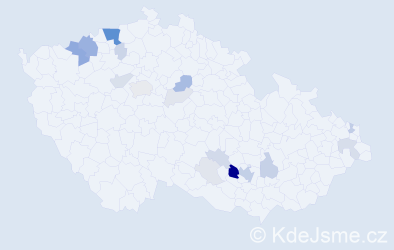 Příjmení: 'Limberg', počet výskytů 68 v celé ČR