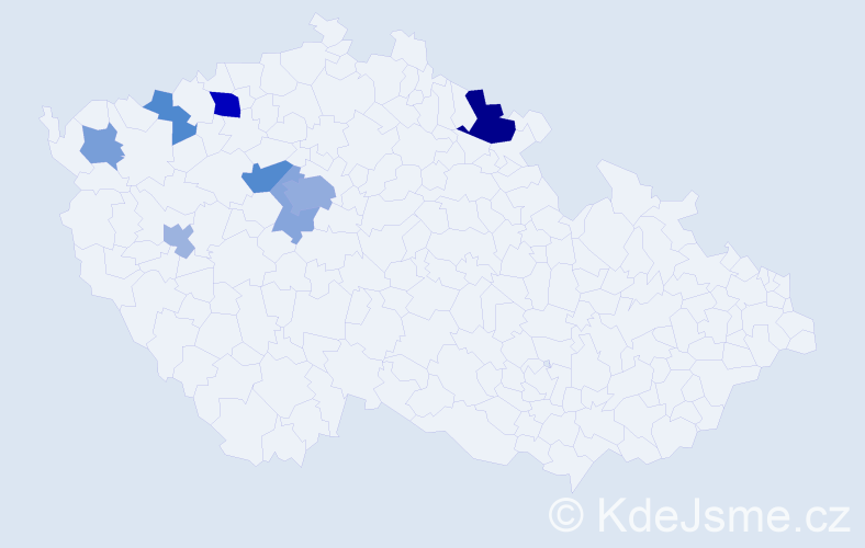 Příjmení: 'Fischlová', počet výskytů 18 v celé ČR