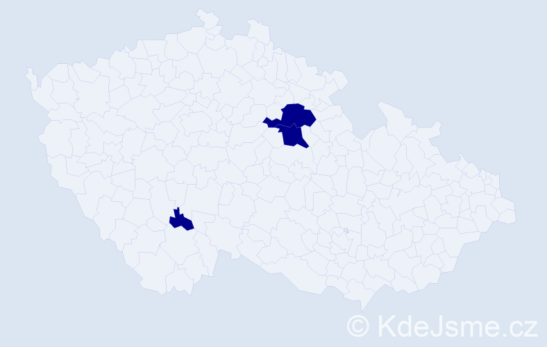 Příjmení: 'Volochiy', počet výskytů 3 v celé ČR