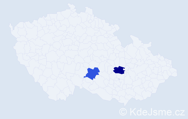 Příjmení: '"Dinh Thuy"', počet výskytů 2 v celé ČR