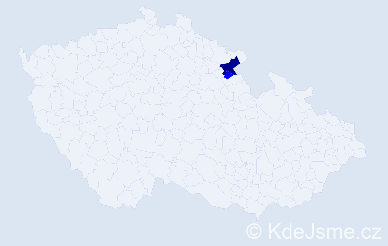 Příjmení: '"Bartoňová-Dobenínová"', počet výskytů 3 v celé ČR