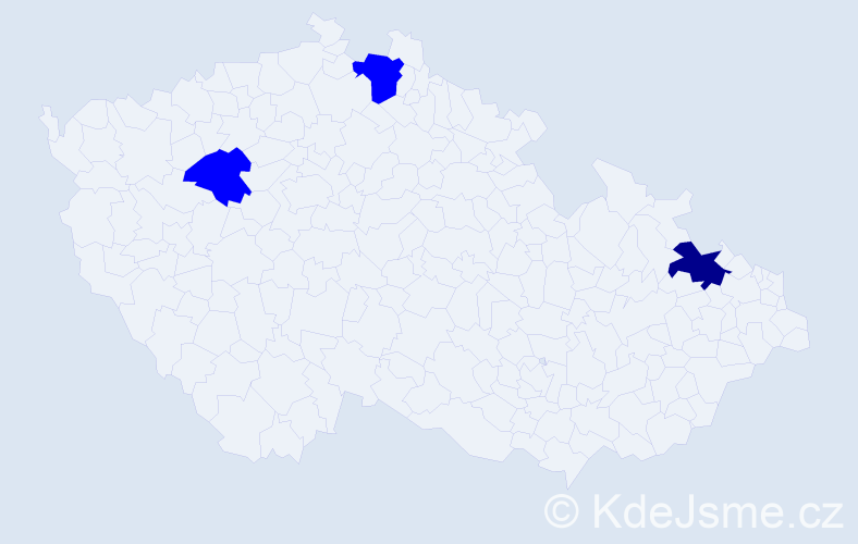 Příjmení: 'Aichmaier', počet výskytů 4 v celé ČR
