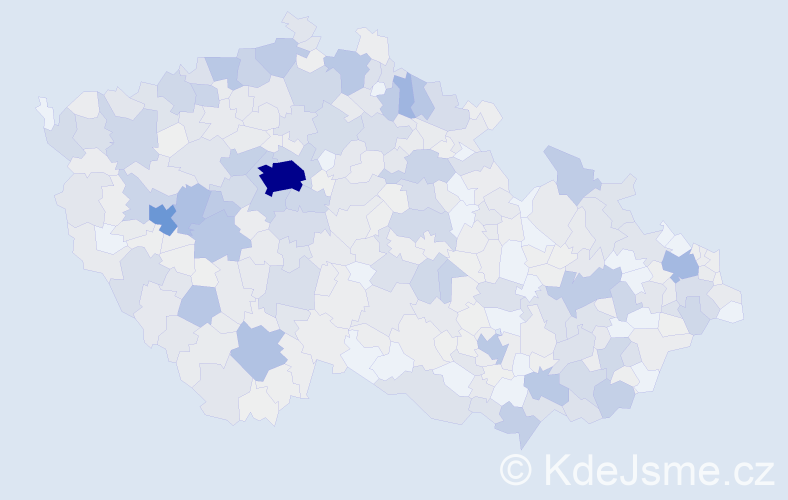 Příjmení: 'Lukešová', počet výskytů 2891 v celé ČR