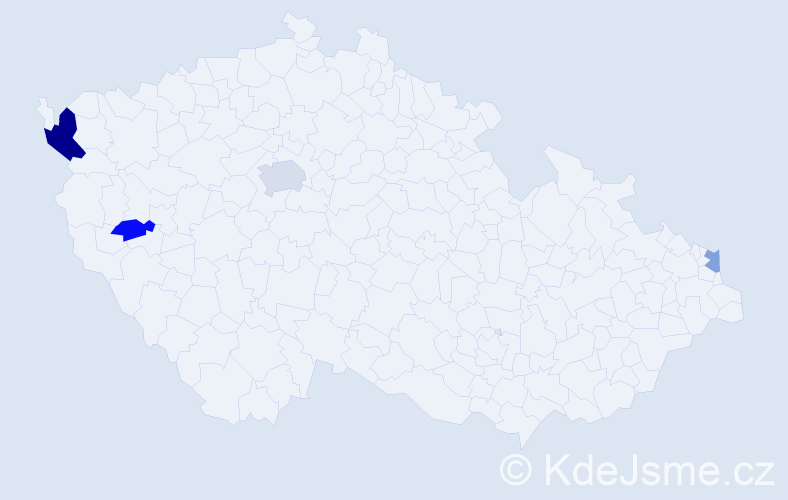 Příjmení: 'Strohmaier', počet výskytů 7 v celé ČR