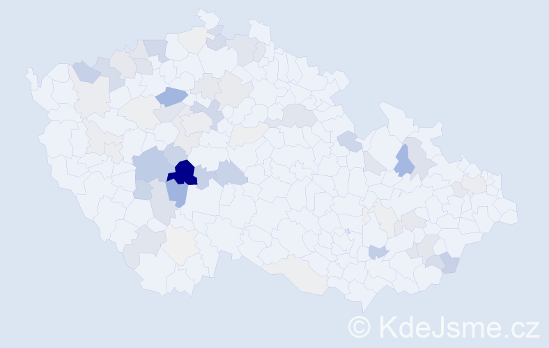 Příjmení: 'Čanda', počet výskytů 231 v celé ČR