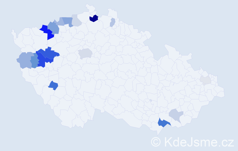 Příjmení: 'Fillinger', počet výskytů 41 v celé ČR