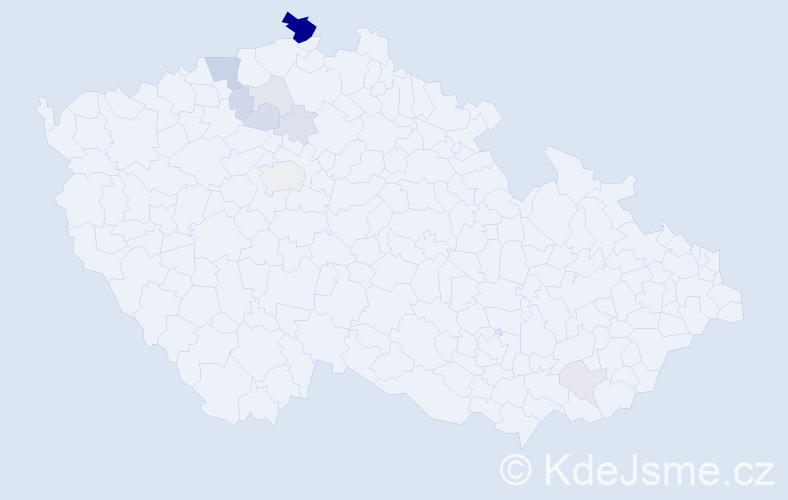 Příjmení: 'Diessnerová', počet výskytů 31 v celé ČR