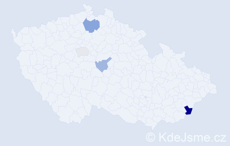 Příjmení: 'Chromáčková', počet výskytů 8 v celé ČR