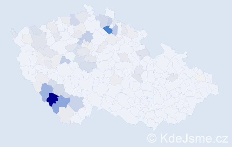 Příjmení: 'Randák', počet výskytů 211 v celé ČR