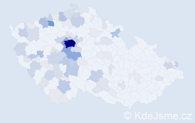 Příjmení: 'Pomahač', počet výskytů 281 v celé ČR