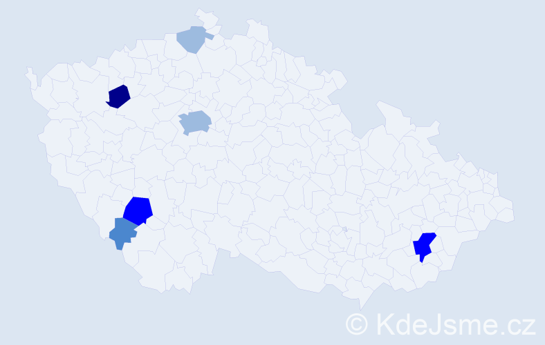 Příjmení: 'Holfeld', počet výskytů 14 v celé ČR