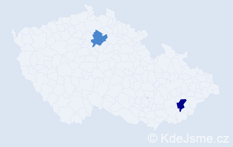 Příjmení: 'Munkhsaikhan', počet výskytů 4 v celé ČR