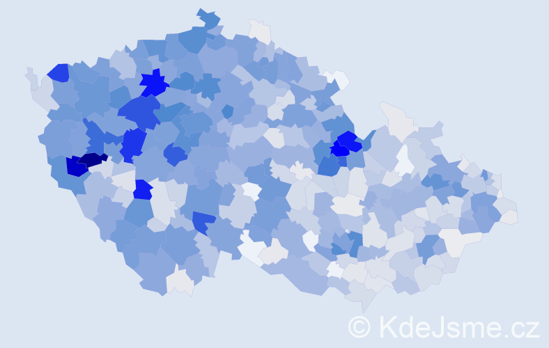 Příjmení: 'Fišer', počet výskytů 4207 v celé ČR