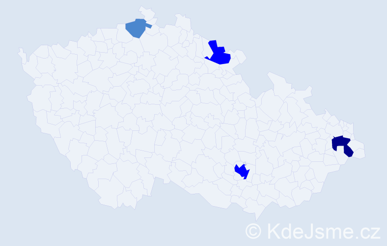Příjmení: 'Chaudhary', počet výskytů 12 v celé ČR