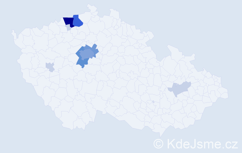 Příjmení: 'Panzner', počet výskytů 34 v celé ČR