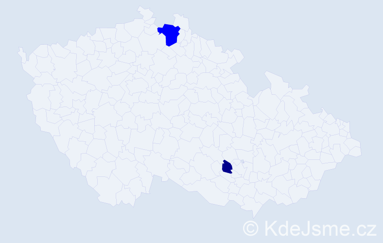 Příjmení: '"Abu Baker"', počet výskytů 3 v celé ČR
