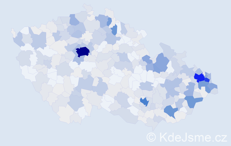 Příjmení: 'Mikulová', počet výskytů 1652 v celé ČR