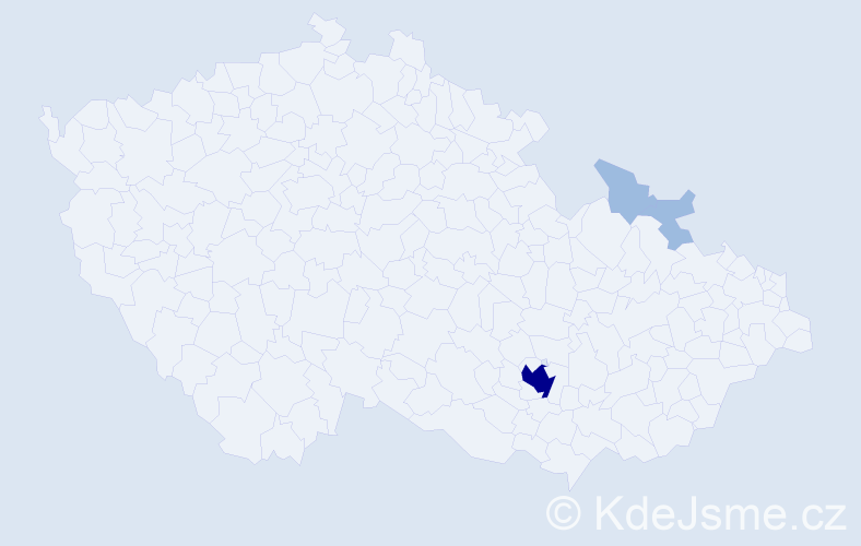Příjmení: 'Sideridu', počet výskytů 6 v celé ČR