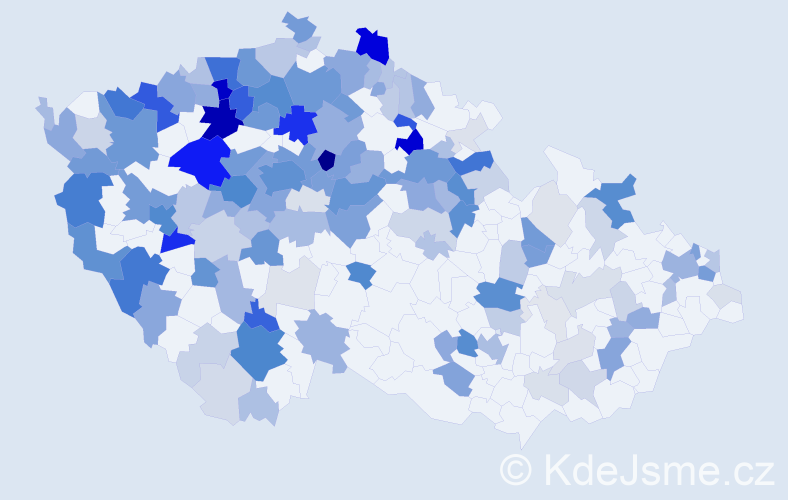 Příjmení: 'Heller', počet výskytů 618 v celé ČR