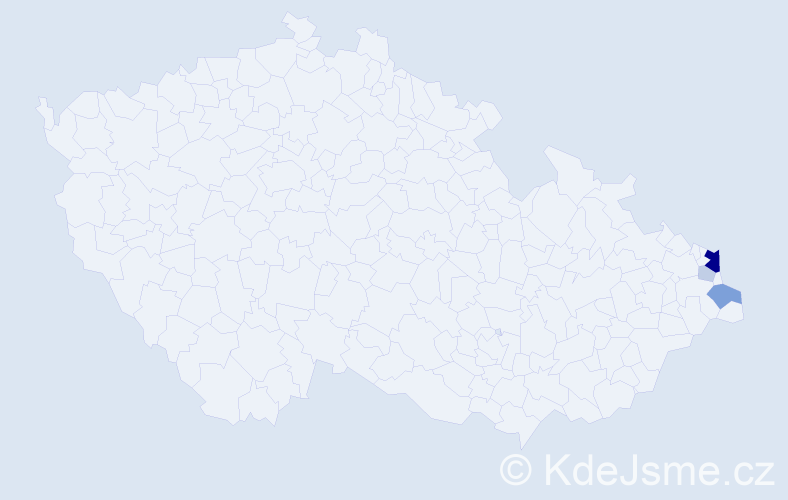 Příjmení: 'Buryszová', počet výskytů 12 v celé ČR