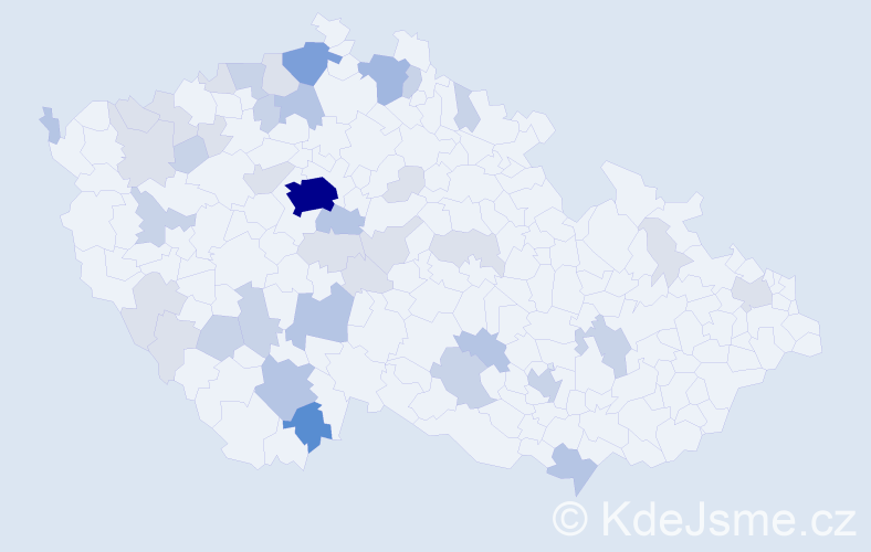 Příjmení: 'Lenz', počet výskytů 106 v celé ČR