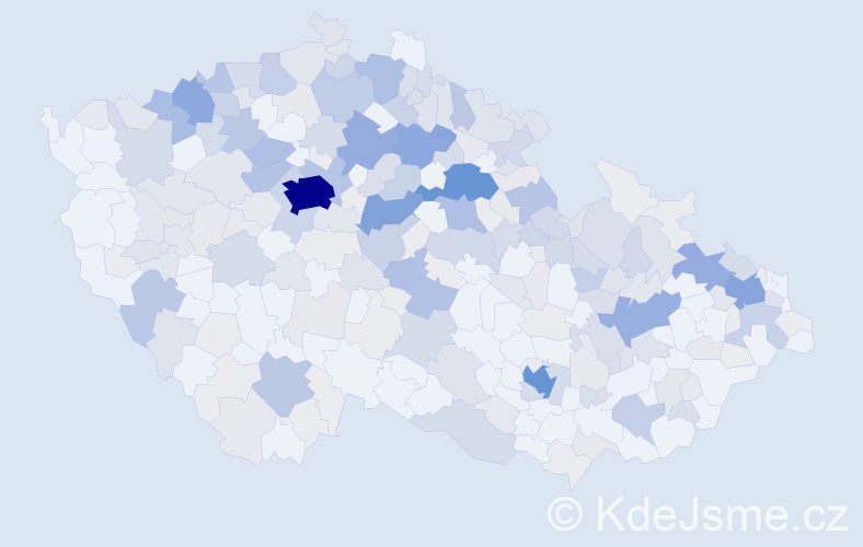 Příjmení: 'Ulrich', počet výskytů 1008 v celé ČR