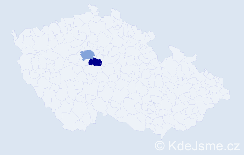 Příjmení: 'Brühlová', počet výskytů 4 v celé ČR