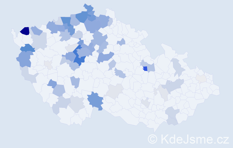 Příjmení: 'Arnoldová', počet výskytů 204 v celé ČR