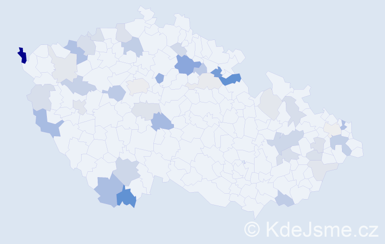 Příjmení: 'Vojtko', počet výskytů 88 v celé ČR