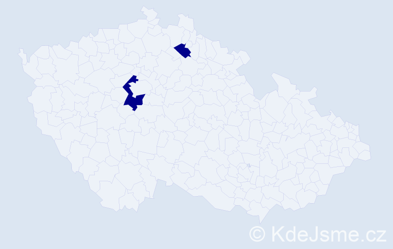 Příjmení: 'Babuša', počet výskytů 2 v celé ČR