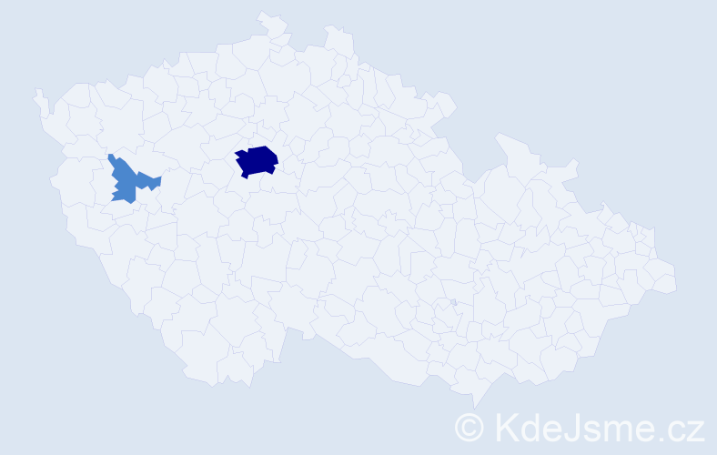 Příjmení: 'Wendland', počet výskytů 4 v celé ČR