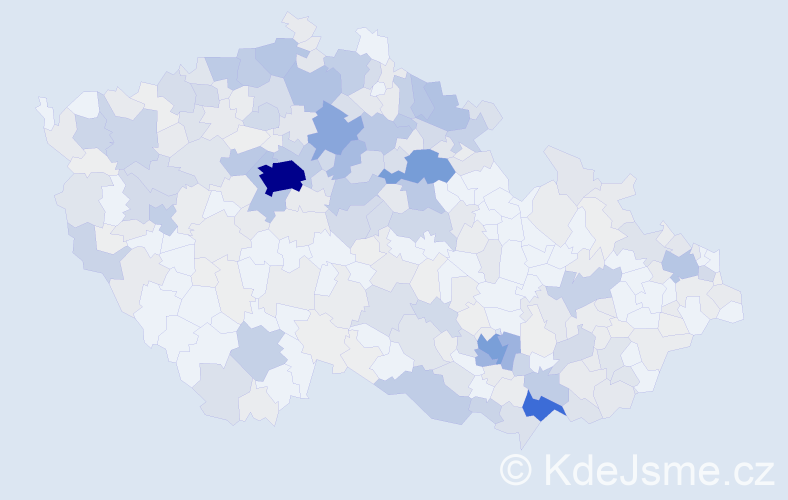 Příjmení: 'Antošová', počet výskytů 1542 v celé ČR
