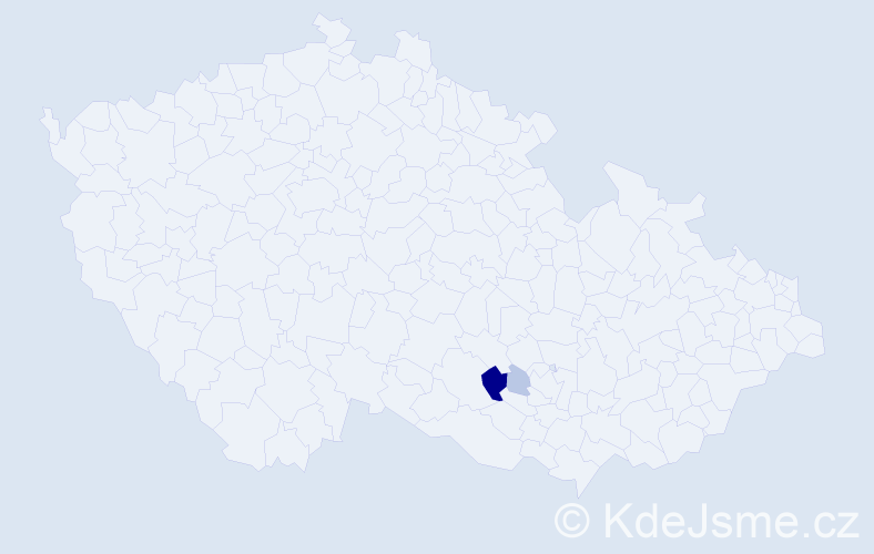 Příjmení: 'Toczko', počet výskytů 6 v celé ČR