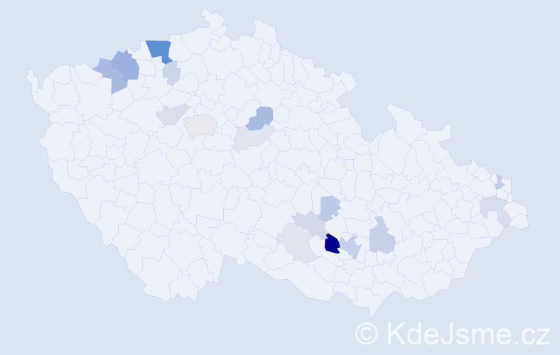 Příjmení: 'Limberg', počet výskytů 68 v celé ČR