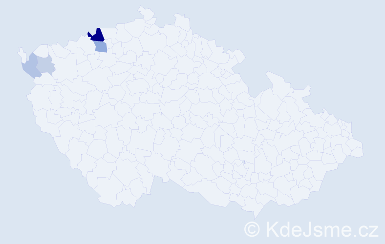 Příjmení: 'Kurinovský', počet výskytů 10 v celé ČR