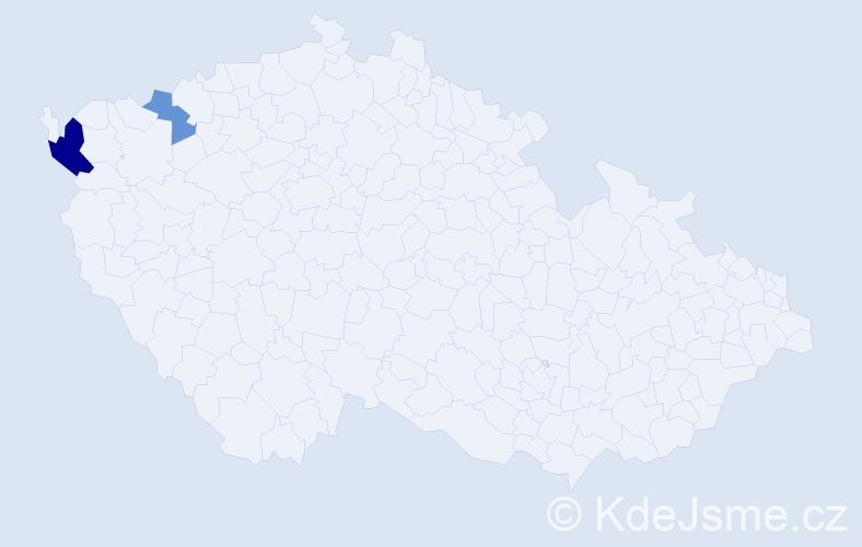 Příjmení: 'Butaki', počet výskytů 4 v celé ČR
