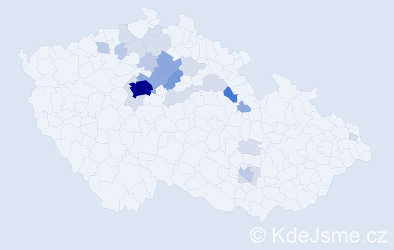 Příjmení: 'Symon', počet výskytů 67 v celé ČR