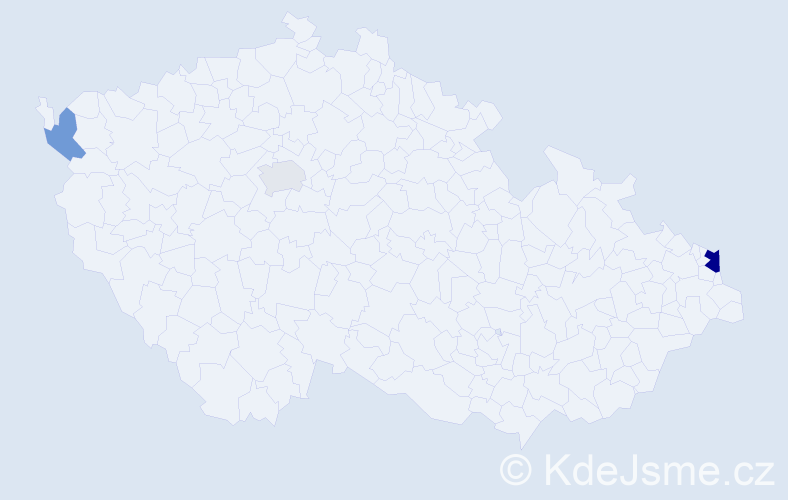 Příjmení: 'Karnatz', počet výskytů 6 v celé ČR