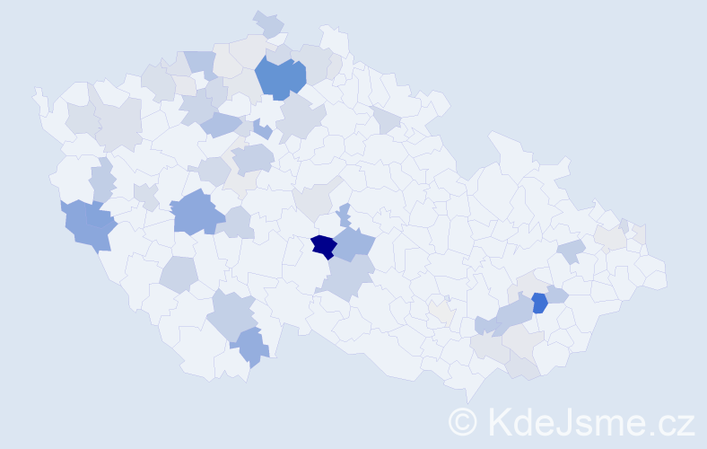 Příjmení: 'Ehrlichová', počet výskytů 166 v celé ČR