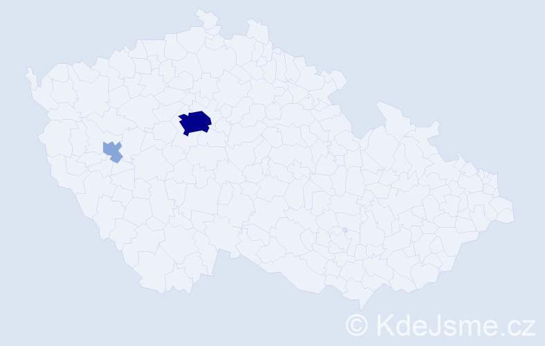Příjmení: 'Pexidr', počet výskytů 11 v celé ČR