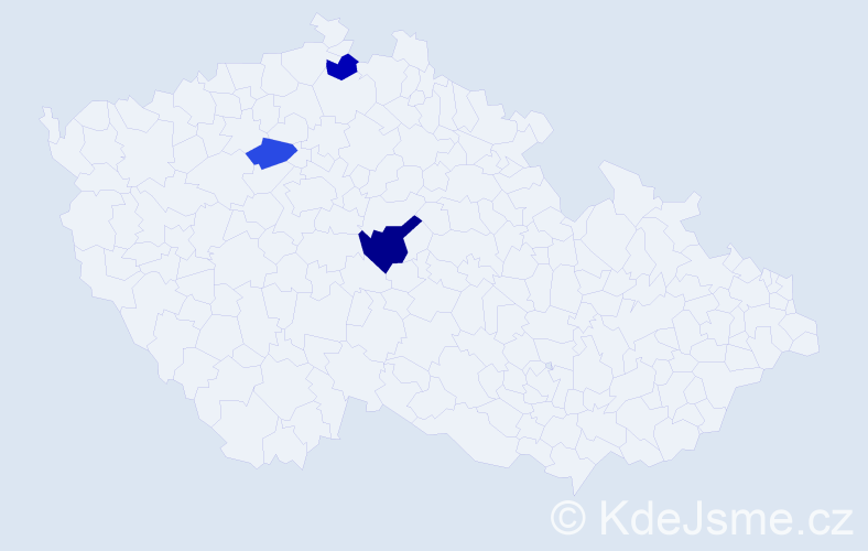 Příjmení: 'Madzura', počet výskytů 4 v celé ČR