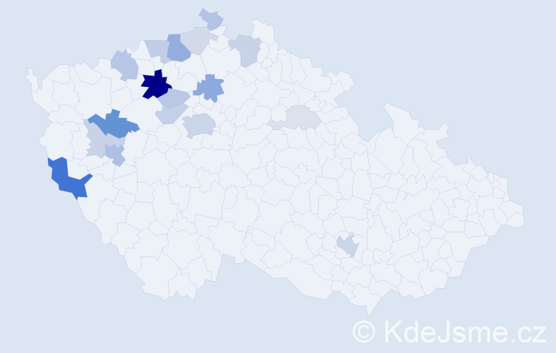 Příjmení: 'Pihrt', počet výskytů 56 v celé ČR