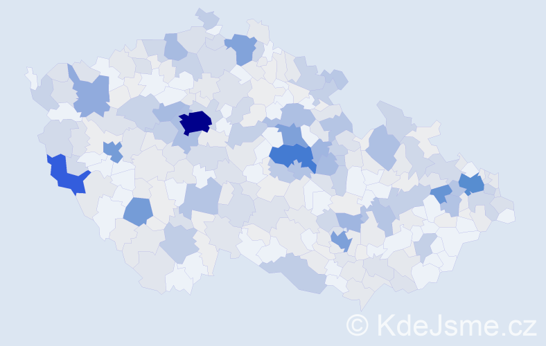Příjmení: 'Sokol', počet výskytů 1476 v celé ČR