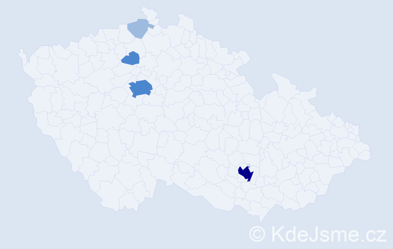 Příjmení: 'Vaishar', počet výskytů 9 v celé ČR