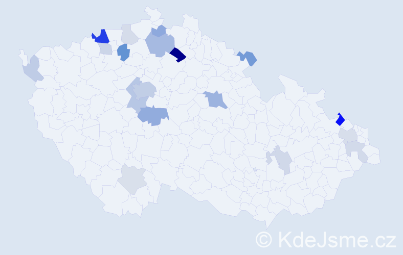 Příjmení: 'Siebert', počet výskytů 44 v celé ČR
