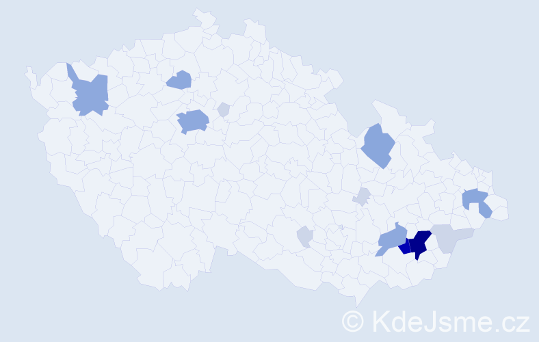 Příjmení: 'Landsfeld', počet výskytů 45 v celé ČR