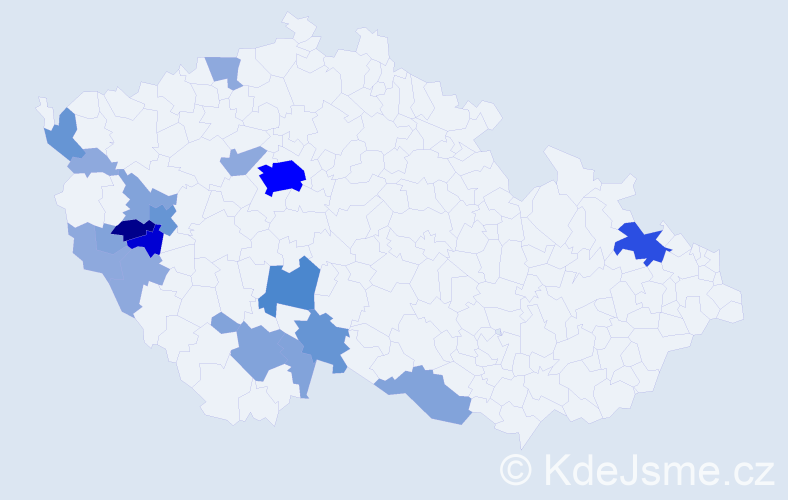 Příjmení: 'Schlehofer', počet výskytů 56 v celé ČR